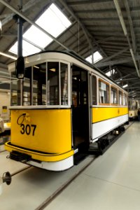 Großer Normalbeiwagen 307 - Straßenbahnmuseum Dresden (5)