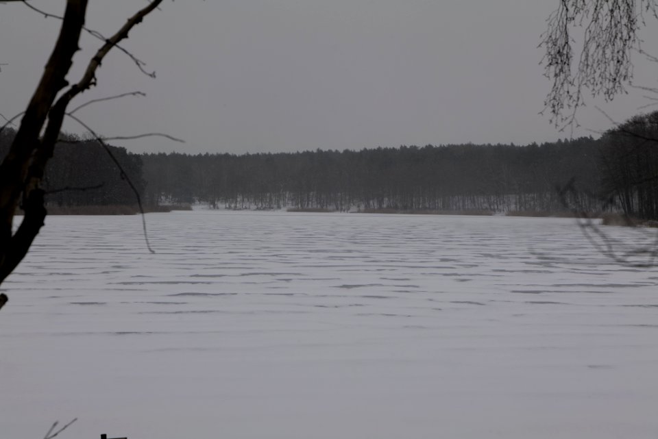 Großer Lienewitzsee with snow 2021-02-07 02