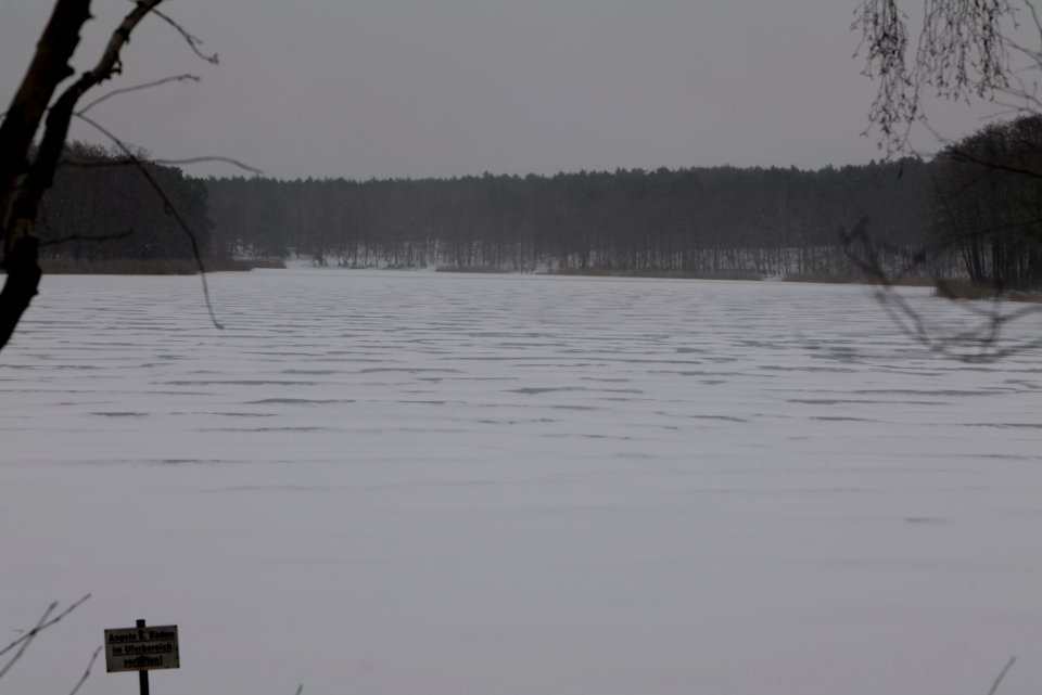 Großer Lienewitzsee with snow 2021-02-07 06