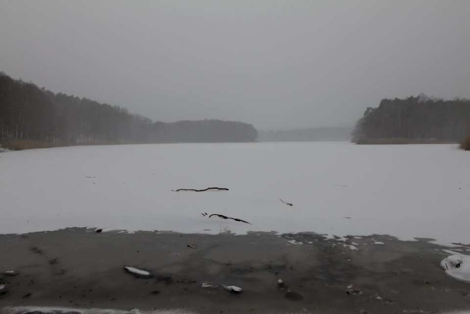Großer Lienewitzsee with snow 2021-02-07 19