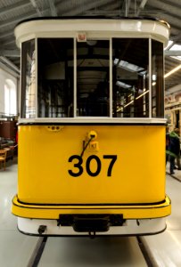 Großer Normalbeiwagen 307 - Straßenbahnmuseum Dresden (6)