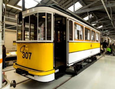 Großer Normalbeiwagen 307 - Straßenbahnmuseum Dresden (4)