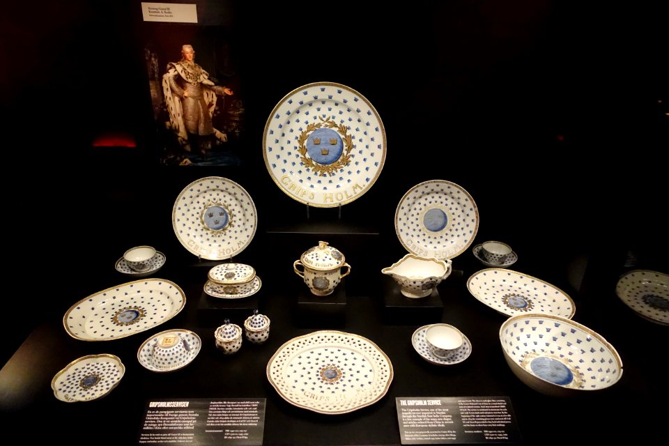 Gripsholm Service, China, Qing dynasty, c. 1776 AD, porcelain - Östasiatiska museet, Stockholm - DSC09511