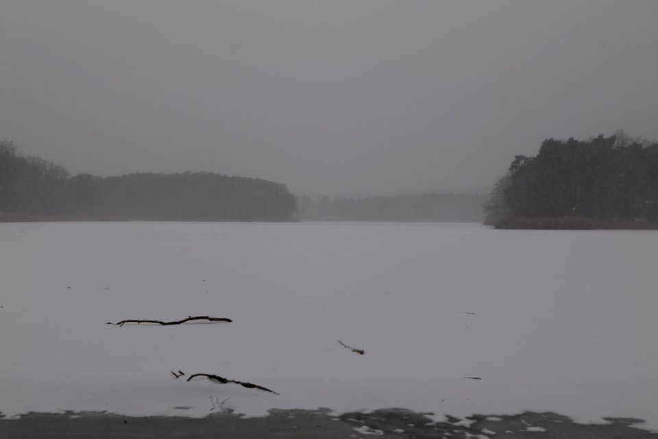 Großer Lienewitzsee with snow 2021-02-07 23