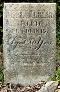 Greer (Joseph), Bethany Cemetery, 2015-08-30, 01