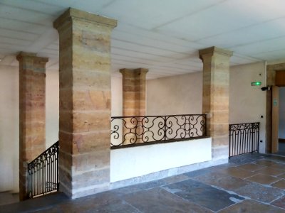 Grenier d'abondance de Lyon - Escalier au dernier étage
