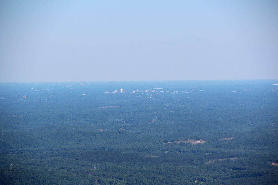 Greenville from Caesars Head, June 2019
