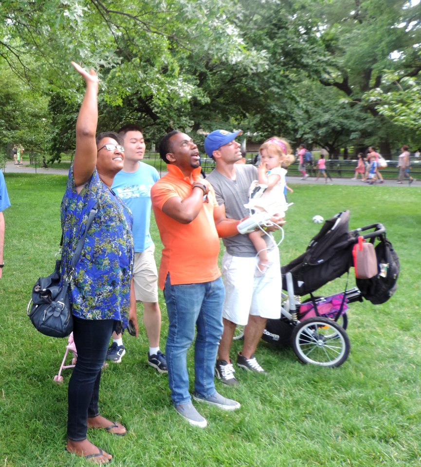 Greet the drone at Wiknik NYC 2016 jeh