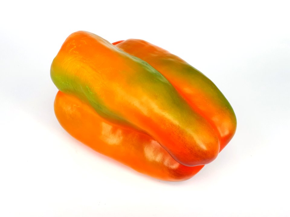 Green-orange-yellow bell pepper 2017 A