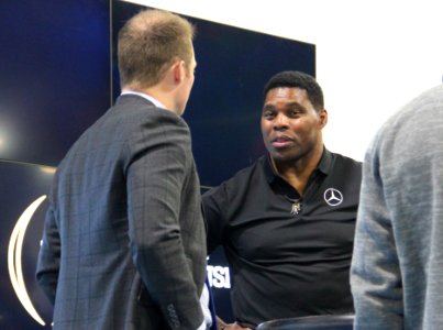 Greg McElroy and Herschel Walker, Jan 2018 1