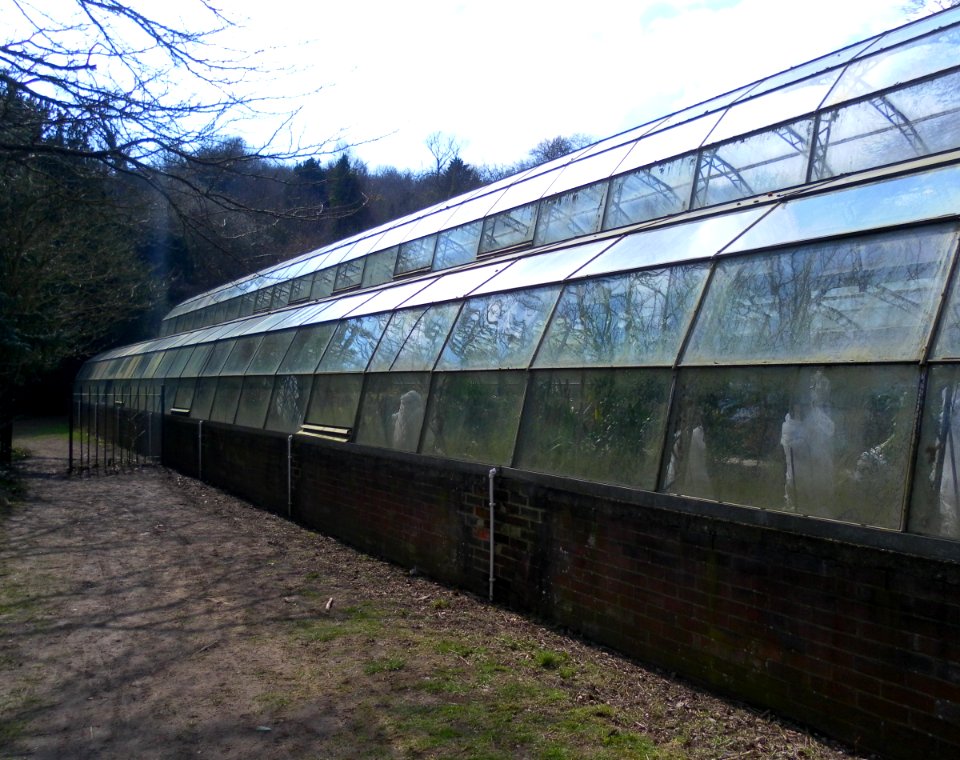Greenhouses at Stanmer Park Nurseries, Stanmer Park (April 2013)