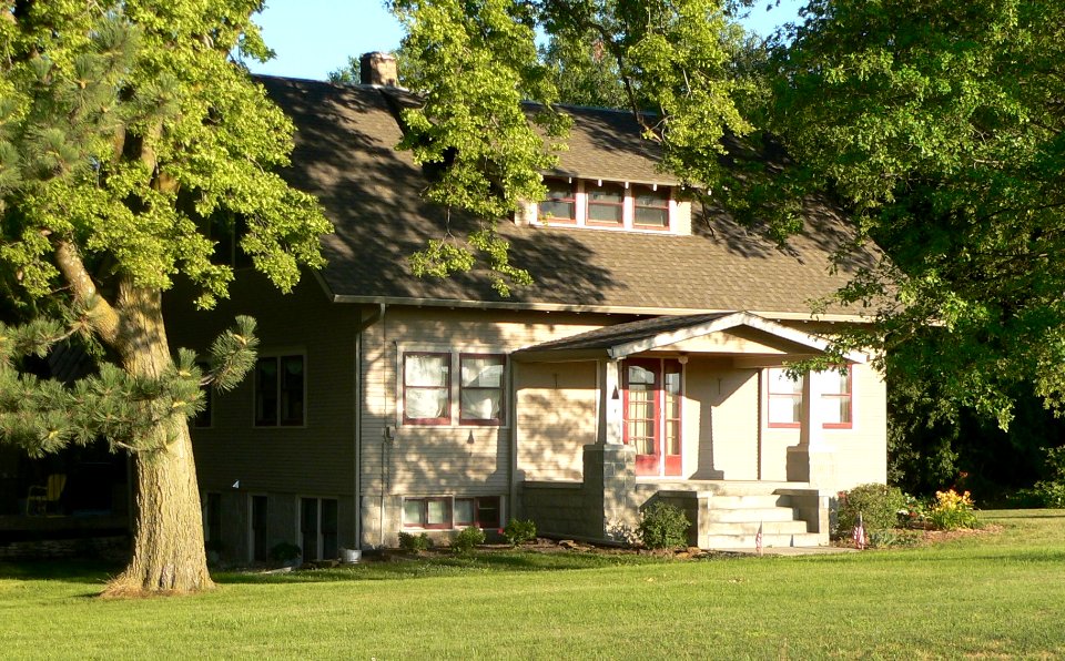 Greer farmstead (Cass County, Nebraska) house from SE 1