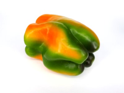 Green-orange-yellow bell pepper 2017 B photo