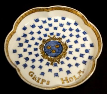 Gripsholm Service lobed dish, China, Qing dynasty, c. 1776 AD, porcelain - Östasiatiska museet, Stockholm - DSC09515