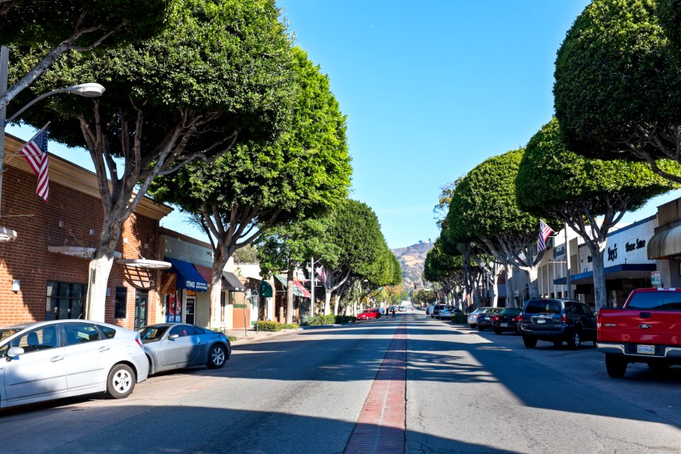 Greenleaf Street in Whittier California