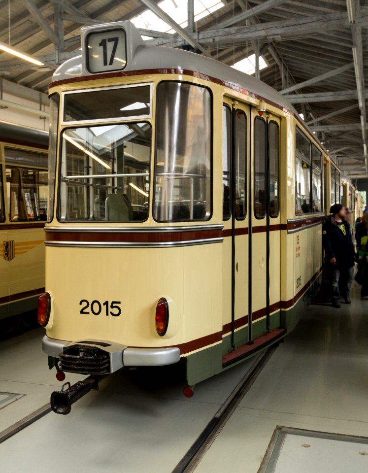 Großraum-Beiwagen B4-(B4-63) - Straßenbahnmuseum Dresden 2