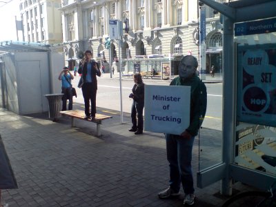 Greens Protest For City Rail Link II