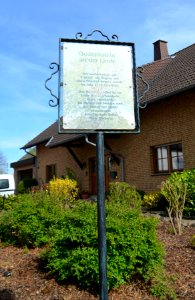 Großholbach, Bildstock Lindenstraße, Tafel