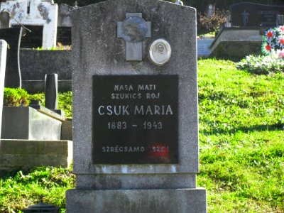Grob Cuk Marije, Gorenji Senik