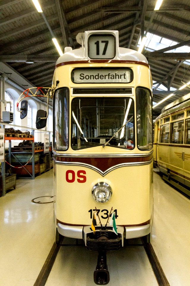 Großraum-Triebwagen T4-(T4-62) (1734) - Straßenbahnmuseum Dresden