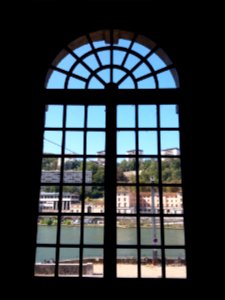 Grenier d'abondance de Lyon - Fenêtre sur la Saône