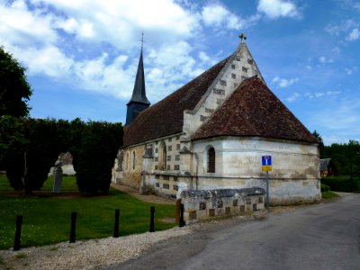 Grosly-sur-Risle (Eure, Fr) église Saint-Léger (01)