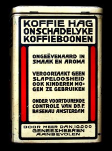 Groot wit blik van NV Koffie Hag Mij Amsterdam, foto 4