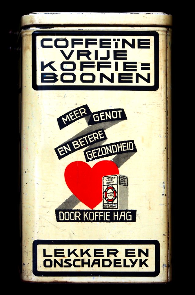Groot wit blik van NV Koffie Hag Mij Amsterdam, foto 5