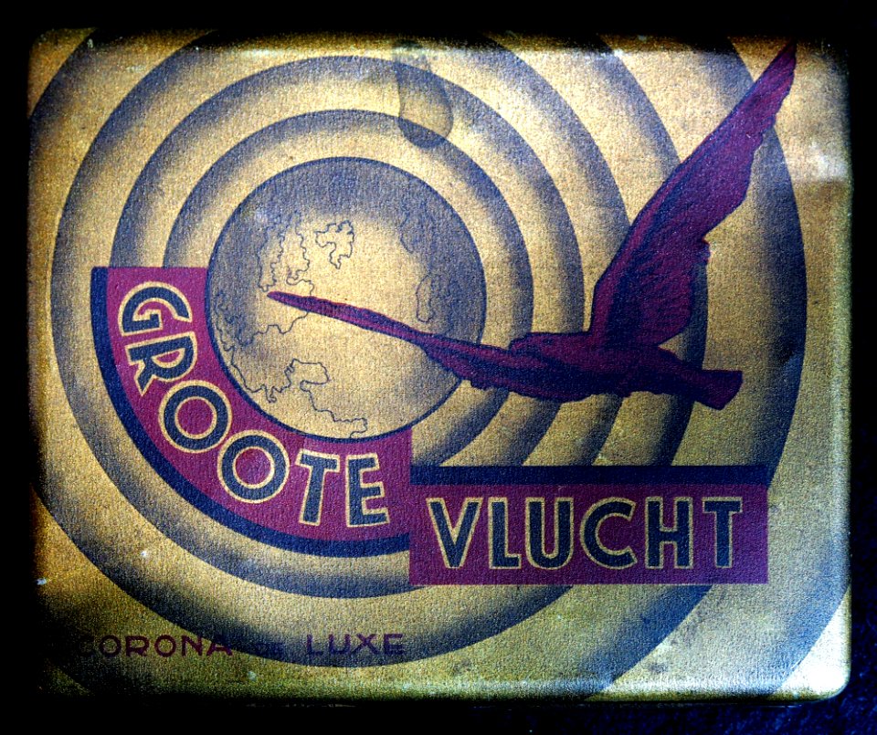 Groote Vlucht, Coroa de Luxe sigarenblikje, foto 1