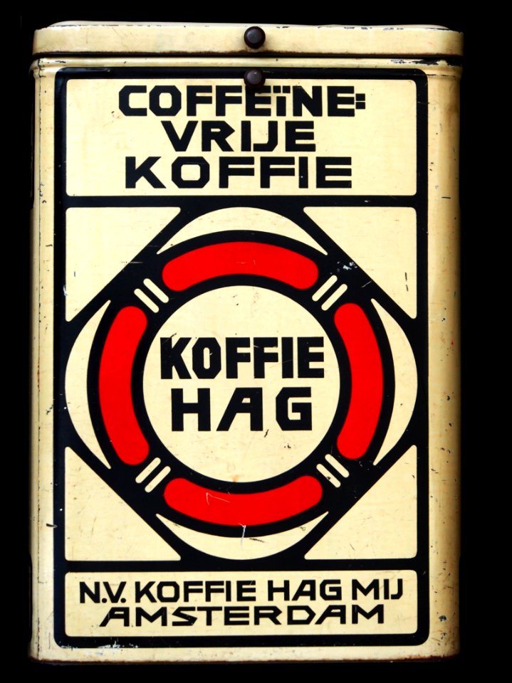 Groot wit blik van NV Koffie Hag Mij Amsterdam, foto 6