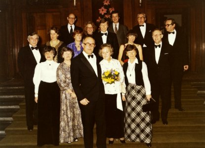 Groepsfoto, (midden) v.d.Berg, L.D. NL-HlmNHA 5400463958