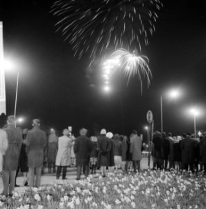 Groot vuurwerk achter de RAI, Bestanddeelnr 913-8329