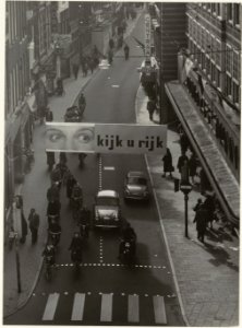 Grote Houtstraat, hoek Verwulft, ziende naar het zuiden. NL-HlmNHA 54005652