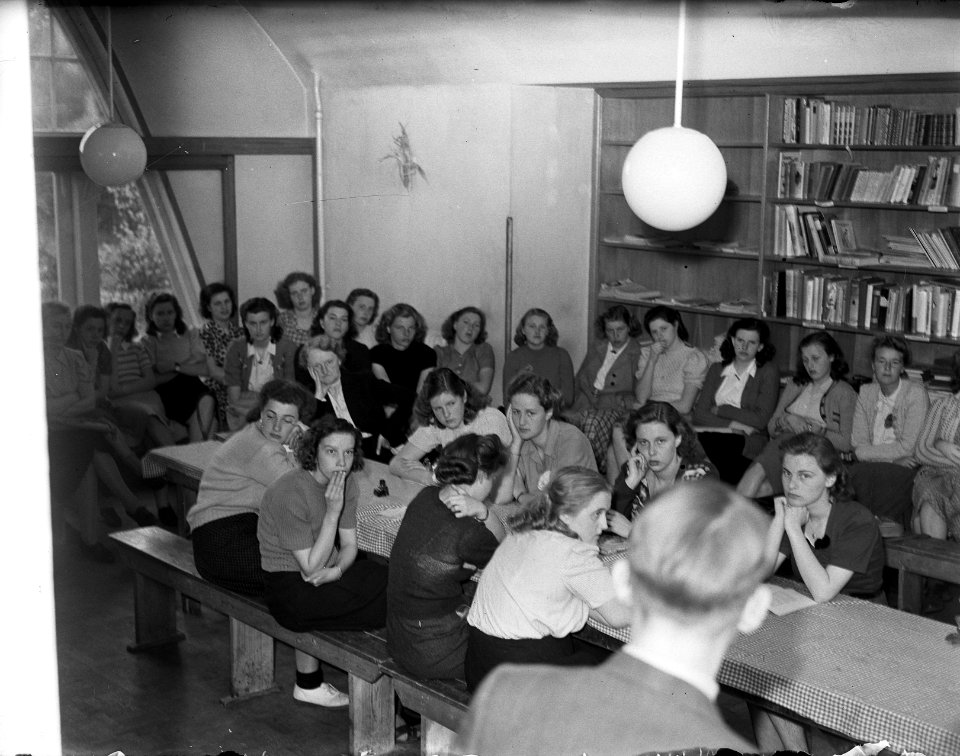 Grote groep tijdens deze cursus, Bestanddeelnr 902-7032