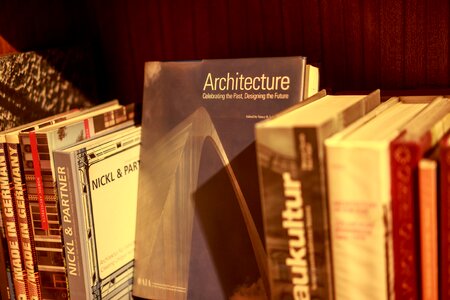 Bookstore book case building