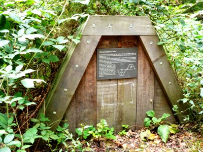 Groesbeek (NL) wegwal Maldense Baan, met plaquette