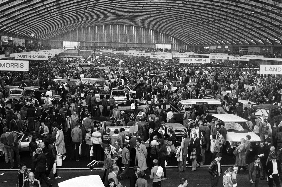 Grote drukte bij laatste weekend personenauto RAI 1981, overzicht drukte, Bestanddeelnr 931-3214