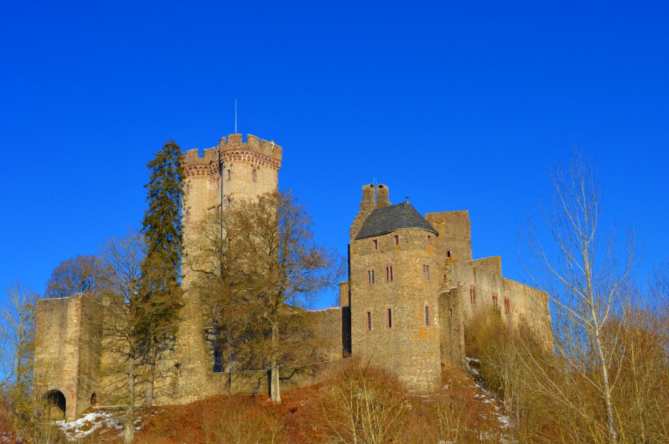 Tower viewpoint castle wall photo