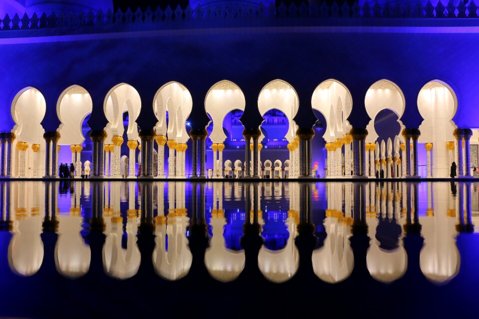 Religious arabian mosque