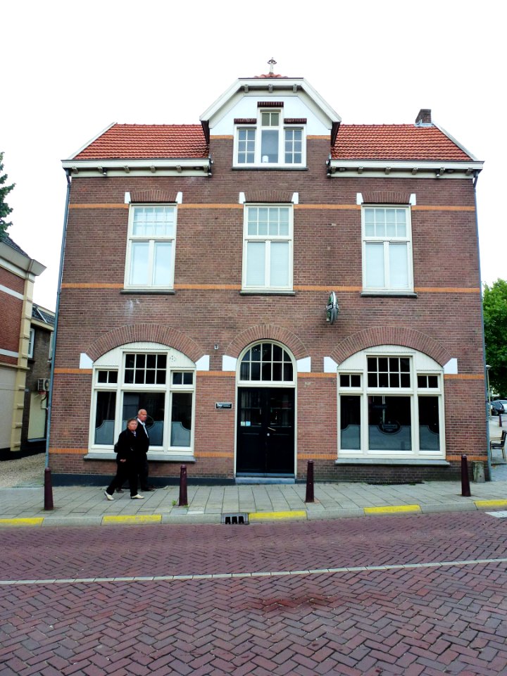 Groesbeek (NL) café Dorpsstraat 4, Kloosterstraat 1 gevel Dorpsstraat