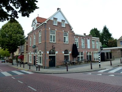 Groesbeek (NL) café Dorpsstraat 4, Kloosterstraat 1 gevel Kloosterstraat