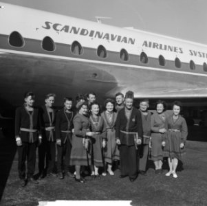 Groep Lappen uit Skandinavie op Schiphol, Bestanddeelnr 914-3623