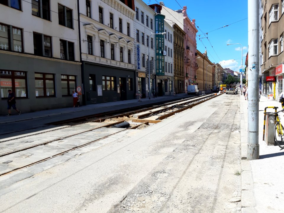 Grohova tramvajové kolejiště 20200701 130821