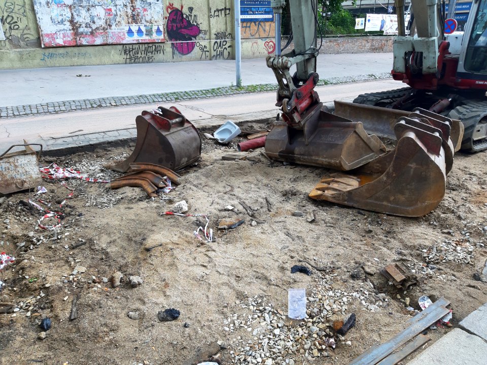 Grohova - tramvajové kolejiště 20200719 115538