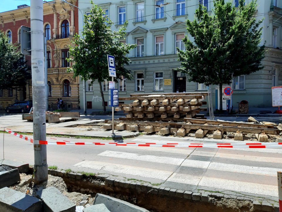 Grohova tramvajové kolejiště 20200701 130301
