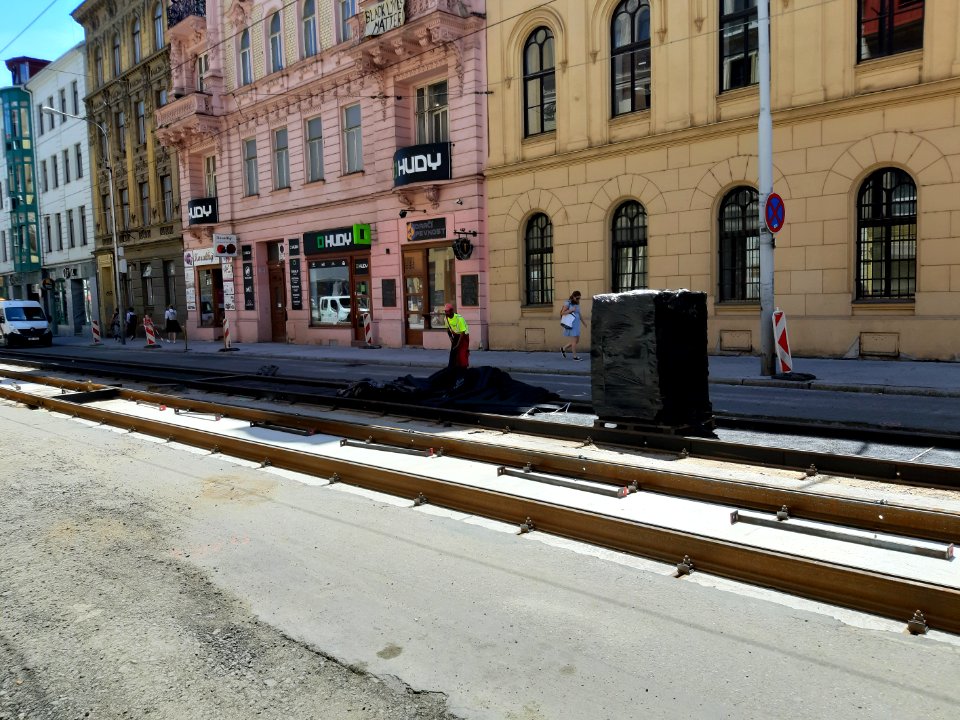 Grohova tramvajové kolejiště 20200701 130645