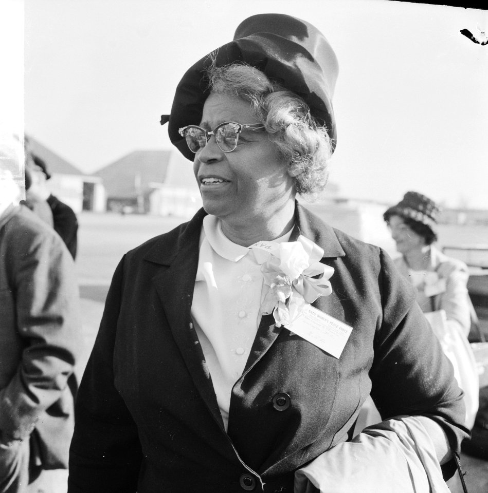 Groep van 65 dames uit Amerika in Nederland om te demonstreren tegen NATO, een d, Bestanddeelnr 916-4290