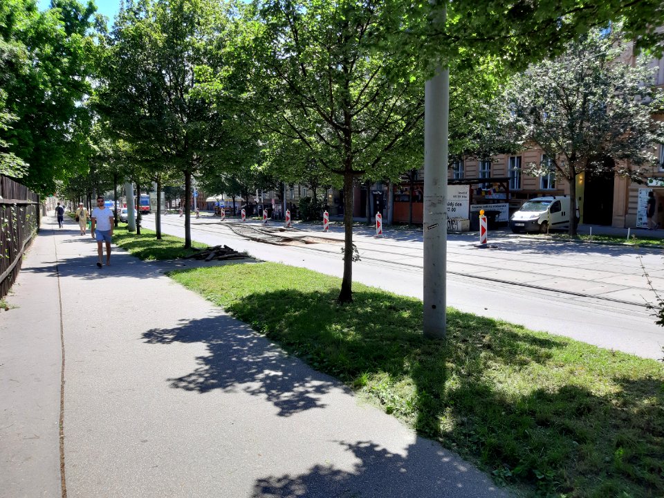 Grohova tramvajové kolejiště 20200701 125258