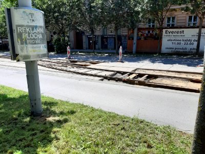 Grohova tramvajové kolejiště 20200701 125350