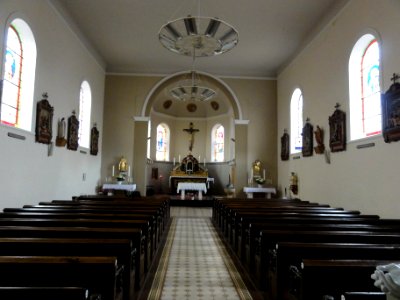 Hertzing (Moselle) église, intérieur